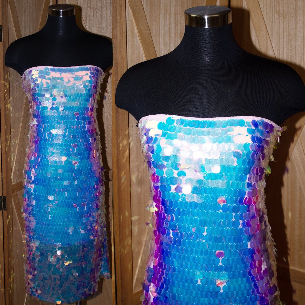 Sequin Tube Dress